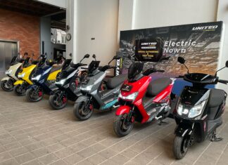 Motor Listrik United Dapat Warna Baru dan Peningkatan Teknologi warna baru motor listrik united