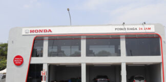 Posko mudik Honda hadir selama 11 hari dan beroperasi 24 jam