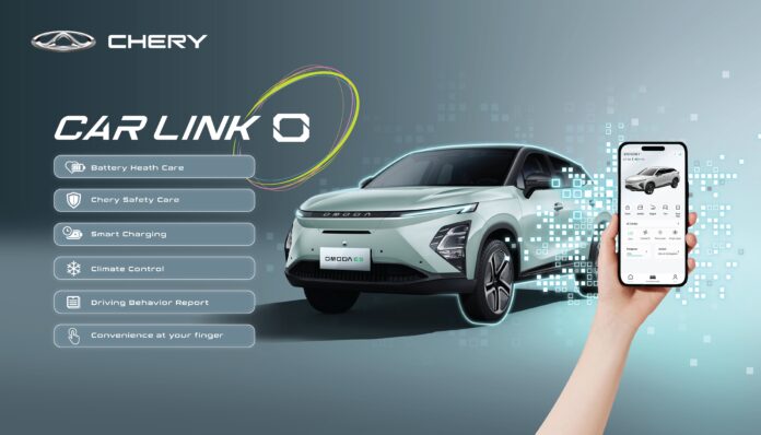 fitur car link o chery omoda 5