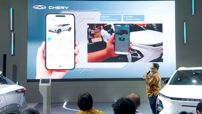 fitur car link o chery omoda 5