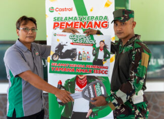 Konsumen Castrol Ini Beruntung Mendapatkan Skutik Maxi Konsumen Castrol ini berhasil dapat Yamana Nmax gratis