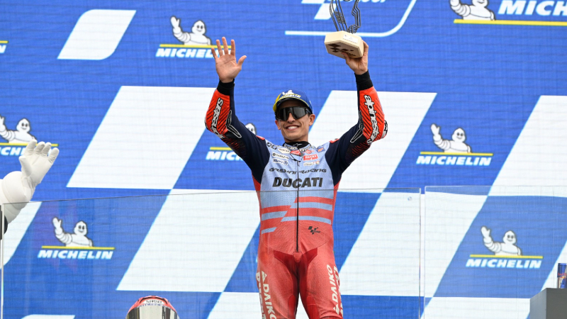 Marc Marquez sabet double winner di MotoGP Prancis 2024