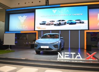 NETA X Resmi Meluncur di Indonesia, Harga Pre-Book Rp 400 Jutaan neta x suv listrik giias 2024
