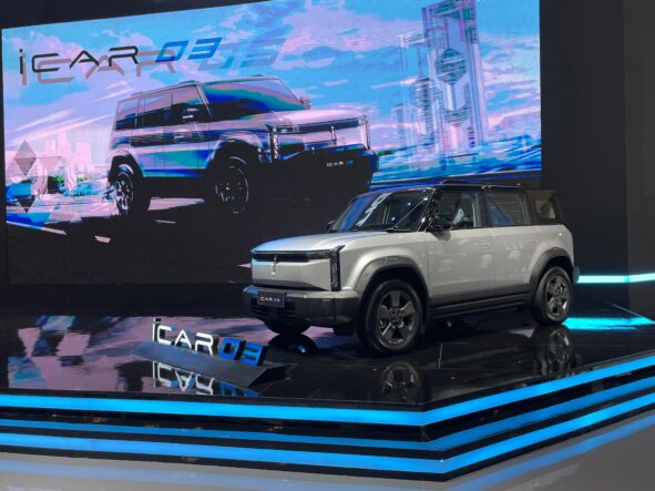 Chery iCar 03 giias 2024 SUV off-road listrik