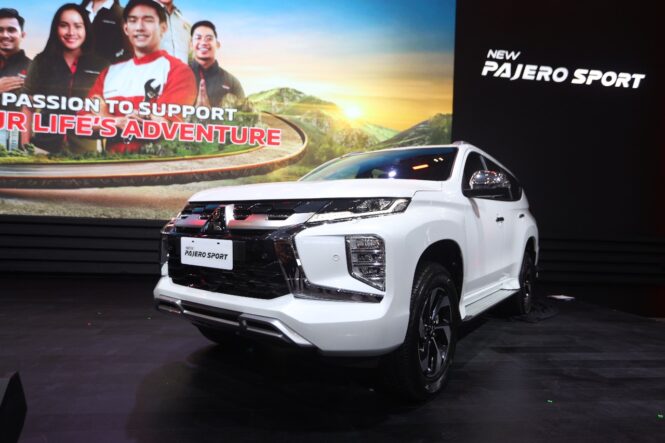 pajero sport facelift giias 2024