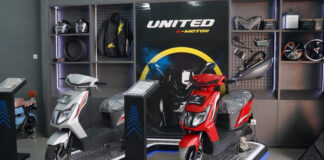 Gerai motor listrik United E-Motor kian ekspansif