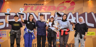 Pereli wanita Diva Zahra tampil perkasa di Kejurnas Sprint Rally Semarang 2024