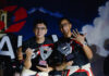Ryan Nirwan (kiri) dan Adi Indiarto (kanan) tampil sebagai kampiun di Sprint Rally Semarang 2024 Kelas H.2