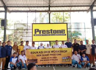 Autochem Industry menggelar #PrestoneMengajar di SMK Jawa Timur