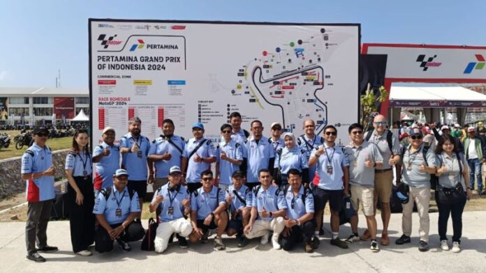 Skuad Federal Oil dukung langsung pembalap Gresini Racing di MotoGP Indonesia 2024