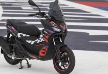 Aprilia SR-GT 200 Replica meluncur di Indonesia