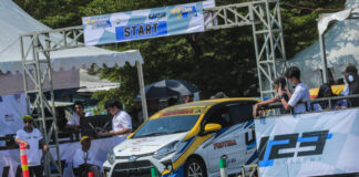 Kejurnas Slalom U23 2024 telah memasuki seri final di Karawaci, Tangerang