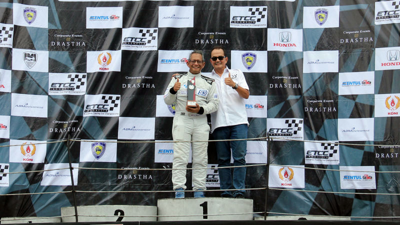 Gerry Nasution (kiri) bersama Andre Dumais, Founder ETCC Indonesia, pada seri kelima 2024