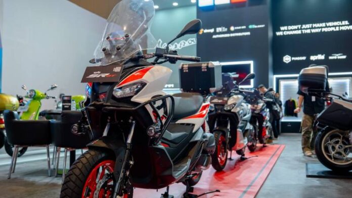 Aprilia SR-GT tebar pesona di IIMS 2025