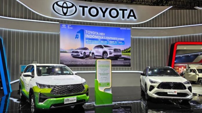 Flexy fuel Vehicle Toyota unjuk gigi di IIMS 2025