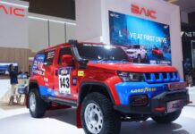 Mobil rally BAIC BJ40 Plus bakal turun di AXCR 2026