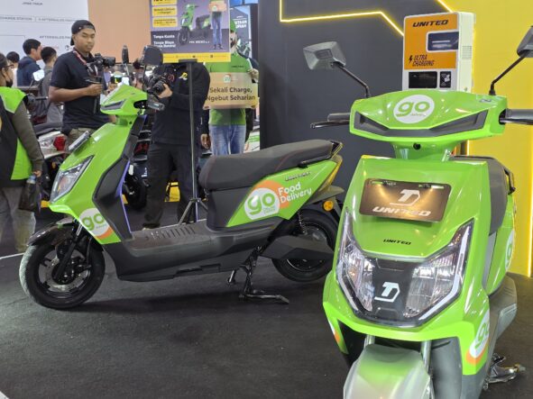 United e-motor ojol delivery iims 2025