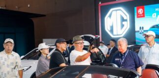 Pemesanan mobil MG di PEVS 2025
