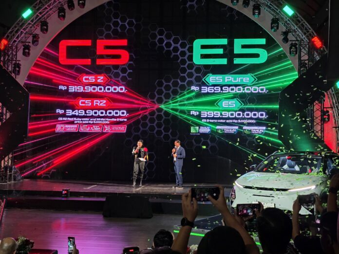 Harga Chery C5 dan Chery E5