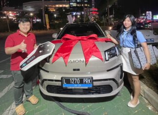 Lebih Dari 1.000 Unit Aion V Resmi Dikirim ke Konsumen Indonesia pengiriman aion v