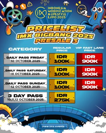 tiket pre sale imx 2025