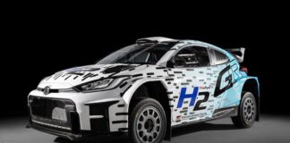 Toyota pamerkan GR Yaris Rally2 H2 di Reli Finlandia 2025