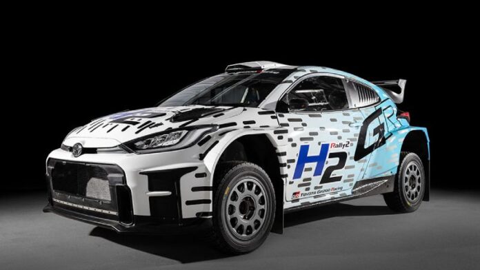 Toyota pamerkan GR Yaris Rally2 H2 di Reli Finlandia 2025