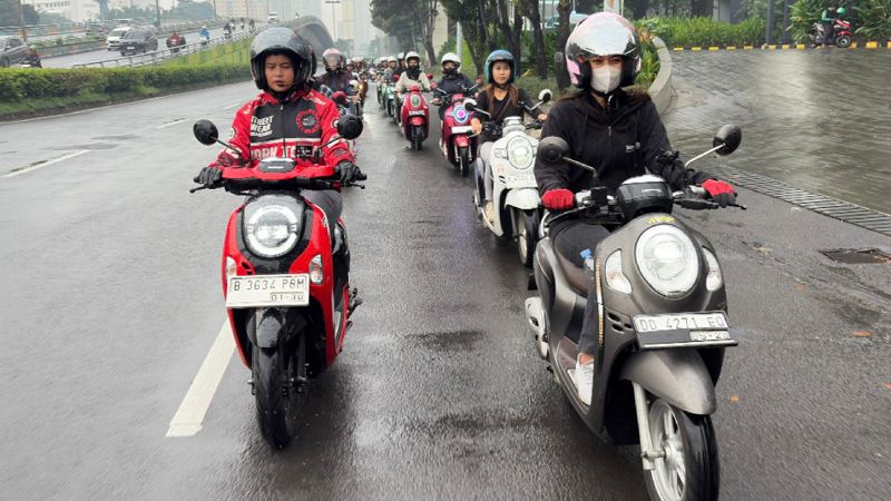 Komunitas Honda matic ramaikan JFK 2025