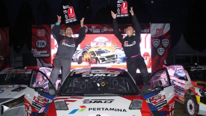 Aldio Oekon jadi juara di Asia Pacific Rally Championship di Medan