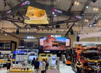 Booth Mitsubishi Fuso Raih Penghargaan di GIIAS 2025 Booth Mitsubishi Fuso