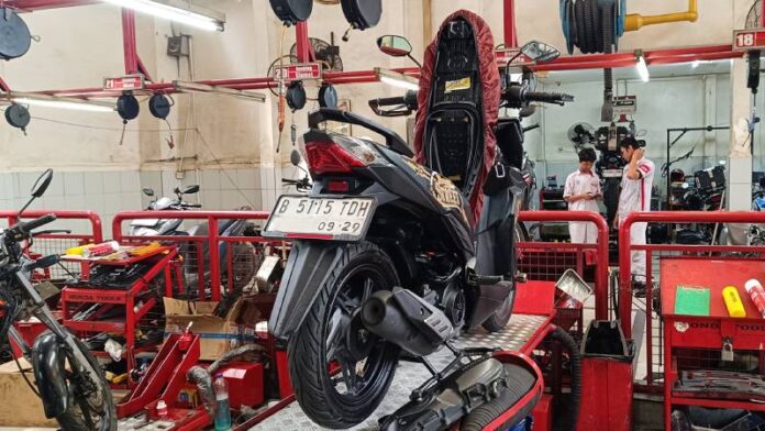 Promo servis motor Honda