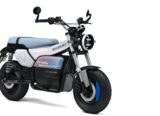 Skutik Mungil Suzuki e-VanVan Siap Bersaing dengan Honda Monkey Suzuki e-VanVan