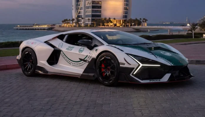 lamborghini revuelto mansory polisi dubai