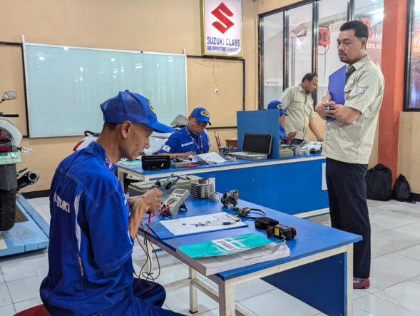 Suzuki Victorious Contest teknisi sepeda motor