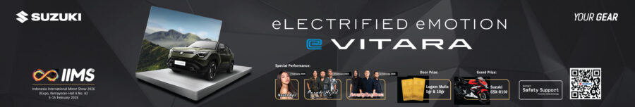 Ads Suzuki eVitara IIMS 2026 depan