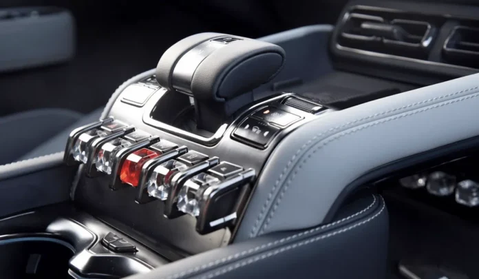 tombol fisik dashboard mobil