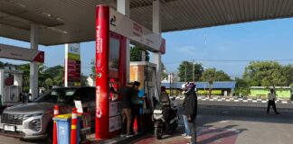 layanan mudik lebaran spbu pertamina muri tegal