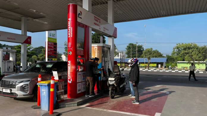 spbu pertamina layanan mudik lebaran spbu pertamina muri tegal