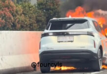 Tiggo Cross CSH Terbakar, Begini Tanggapan Chery Indonesia Chery Tiggo Cross CSH terbakar di ruas tol jakarta cikampek