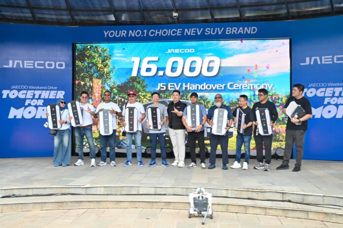 Hingga April 2026, sebanyak 16.000 unit SUV listrik JAECOO J5 EV telah dikirimkan kepada konsumen di Tanah Air.