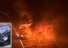 Waduh! Mobil MG Terbakar Saat Parkir Mobil MG terbakar