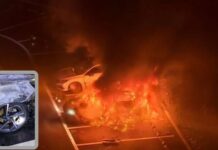 Waduh! Mobil MG Terbakar Saat Parkir Mobil MG terbakar