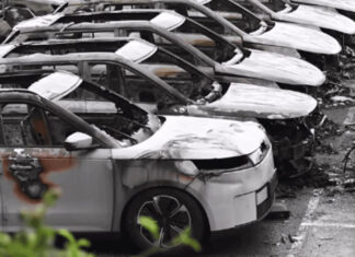 Puluhan Mobil Listrik Jaecoo Terbakar, Penyebabnya Belum Diketahui Puluhan mobil listrik Jaecoo terbakar
