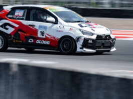 Eric Saputra Raih Kemenangan Perdana di OMR Agya Mandalika Eric Saputra - Cargloss Racing Team