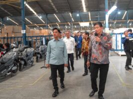Wakil Presiden RI Kunjungi Fasilitas Produksi Motor Listrik United Wakil Presiden kunjungi produksi motor listrik united e-motor