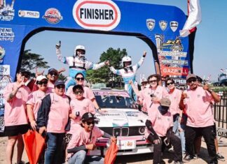 Rifat Sungkar Antarkan El Mayka Juara di Kejurnas Sprint Rally Rifat Sungkar dan El Mayka raih podium