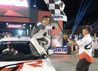 Anjasara Wahyu Kunci Juara Kelas F di Putaran Pertama Kejurnas Slalom 2026 Anjasara Wahyu kunci juara di Kelas F