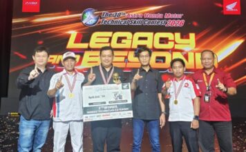Wahana Honda Sabet Gelar Juara 2 di Kompetisi Teknisi AHASS Teknisi Wahana Honda raih juara 2 nasional