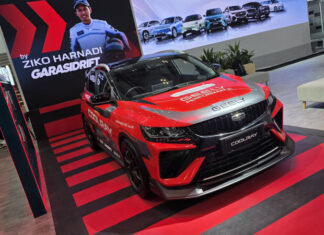 Kolaborasi Geely Coolray x Garasi Drift, Aura Racing Style Curi Perhatian di GIIAS 2026 Geely Coolray x Garasi Drift di GIIAS 2026