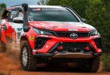 TB Adhi Bawa TGRI Sebagai yang Tercepat di Leg 4 TB Adhi pereli Toyota Gazoo Racing Indonesia